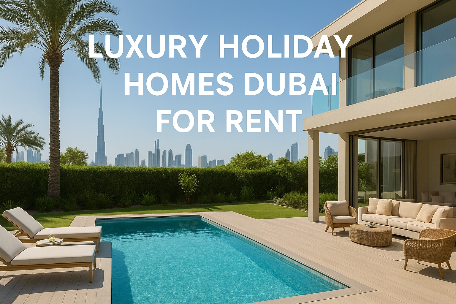 Luxury Holiday Homes Dubai for Rent