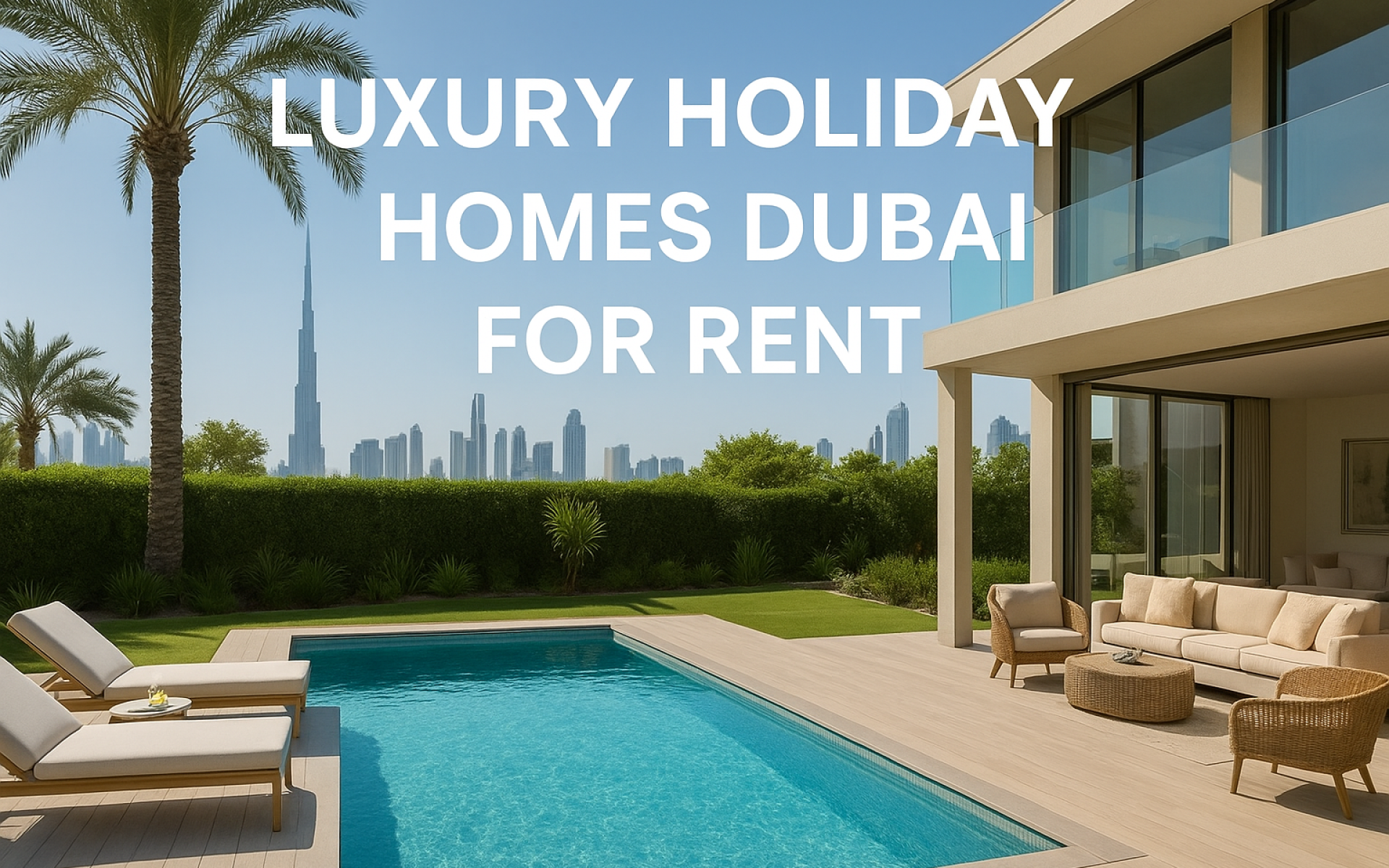 Luxury Holiday Homes Dubai for Rent